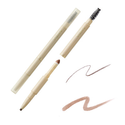 excel The Prime Eyebrow PE01 Natural Brown pencil powder brush