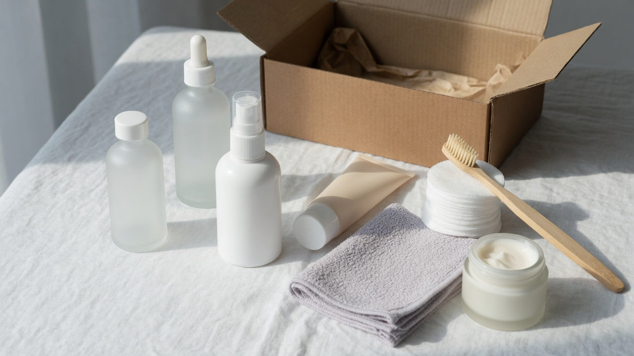 Japanese skincare and daily essentials arranged for delivery to Vancouver